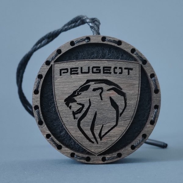 Ароматизатор в авто з логотипом Peugeot new